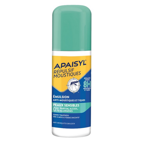 Apaisyl mosquito repellent spray for sensitive skin 90 ml Apaisyl uk supplements