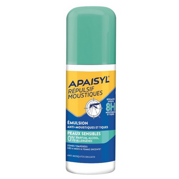 Apaisyl mosquito repellent spray for sensitive skin 90 ml Apaisyl uk supplements