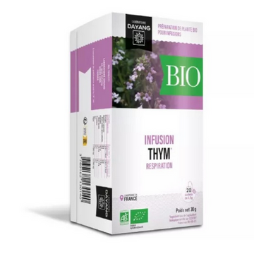 Organic thyme - breathe - infusion in sachets DAYANG DAYANG uk supplements