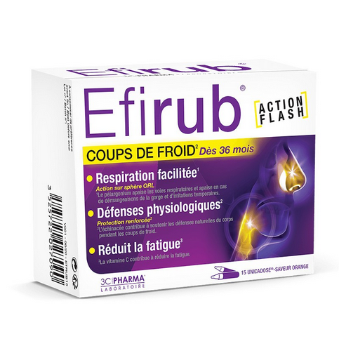 Efirub cold and flu symptoms - 3C PHARMA 3C PHARMA uk supplements