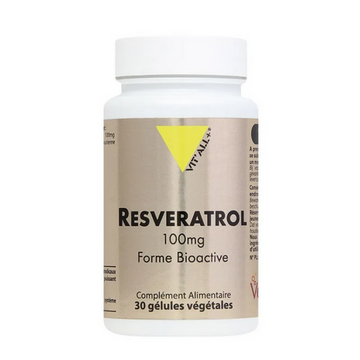 Resveratrol 100 mg 60 gélules VIT'ALL+