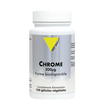 Chrome picolinate 100 gélules VIT'ALL+ VIT'ALL+ uk supplements