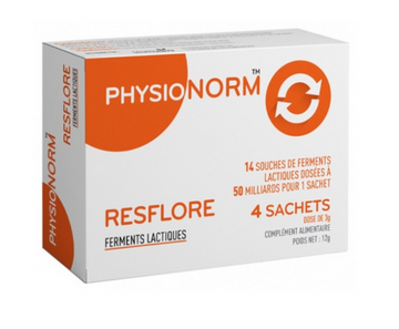 Resflore Physionorm sachets - IMMUBIO TrustMedUSA uk supplements