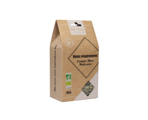 Respiratory tracts herbal tea - NAT&FORM NAT&FORM TISANES uk supplements