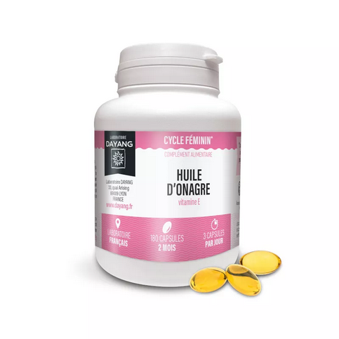Evening primrose oil - woman comfort from puberty - 180 capsules - DAYANG DAYANG uk supplements