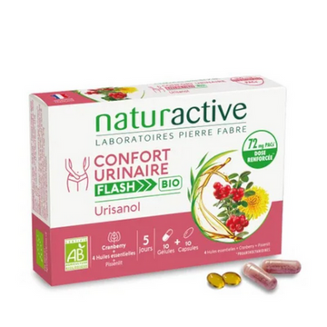 Urisanol Flash urinary troubles 20 capsules - NATURACTIVE NATURACTIVE uk supplements
