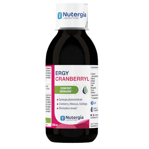 ERGYCRANBERRYL urinary discomfort Laboratoire NUTERGIA Nutergia uk supplements