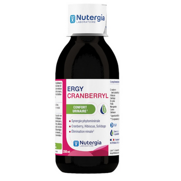 ERGYCRANBERRYL urinary discomfort Laboratoire NUTERGIA Nutergia uk supplements