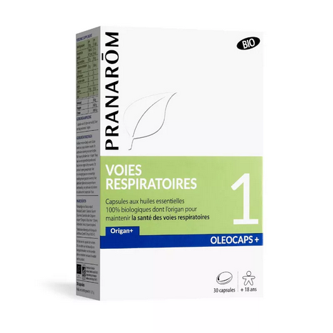 OLEOCAPS+1 respiratory tracts PRANAROM PRANARÔM uk supplements