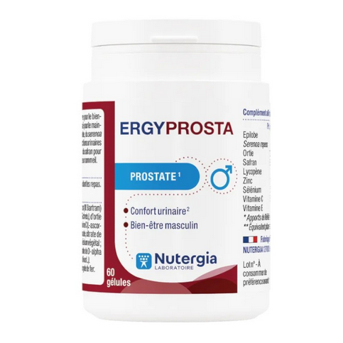 ERGYPROSTA men's prostate 60 tablets NUTERGIA Nutergia uk supplements