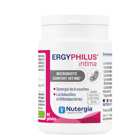 NUTERGIA Ergyphilus intima: probiotic intimate comfort Nutergia uk supplements