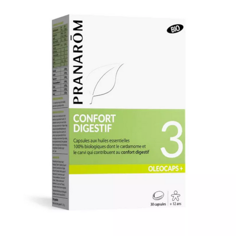 OLEOCAPS+ 3 digestive comfort PRANARÔM PRANARÔM uk supplements