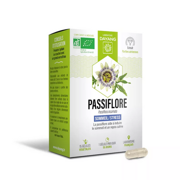 Organic passion flower 15 capsules - DAYANG DAYANG uk supplements