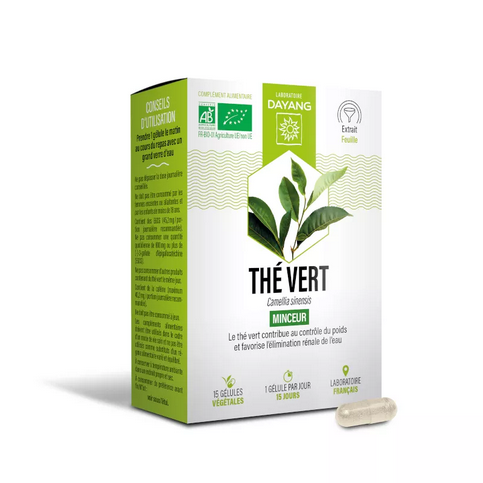 Organic green tea in capsules - DAYANG DAYANG uk supplements