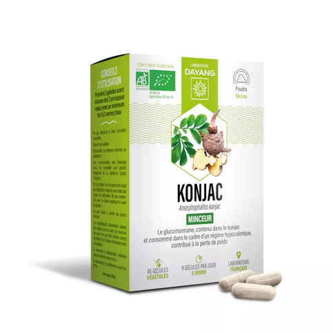 Organic Konjac 45 capsules - DAYANG DAYANG uk supplements