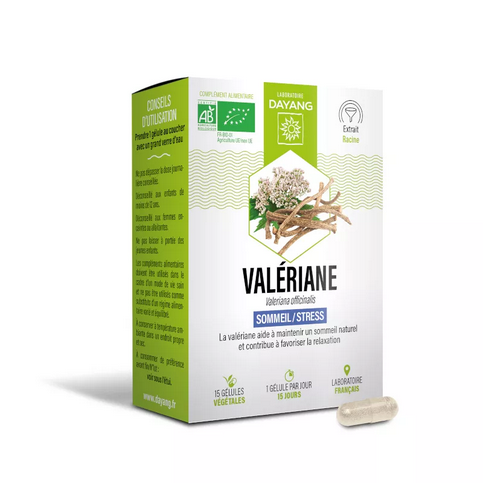 Organic Valerian 15 capsules - DAYANG DAYANG uk supplements