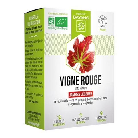 Organic red vine 15 capsules - DAYANG DAYANG uk supplements