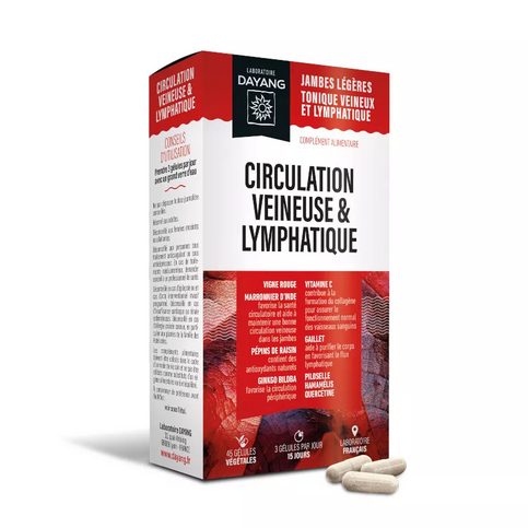 Venous and lymphatic circulation 45 capsules - DAYANG DAYANG uk supplements