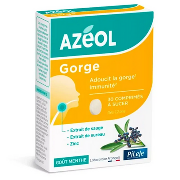Azeol sore throats lozenges - PILEJE PILEJE uk supplements