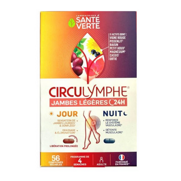 Circulymphe day/night 56 tablets - SANTE VERTE SANTE VERTE uk supplements