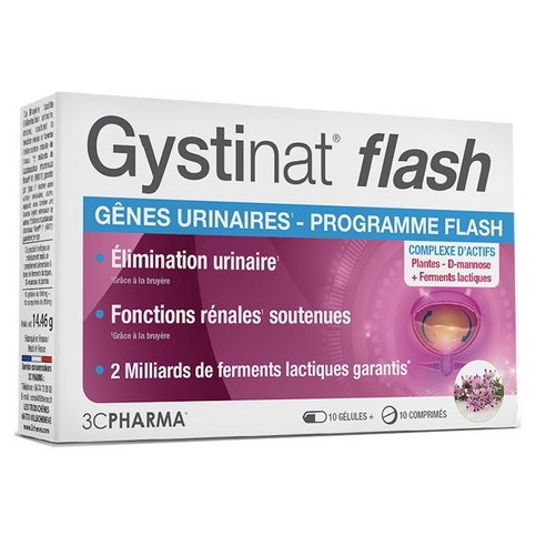 Gystinat Flash urinary disorders - LES 3 CHENES LES 3 CHENES uk supplements
