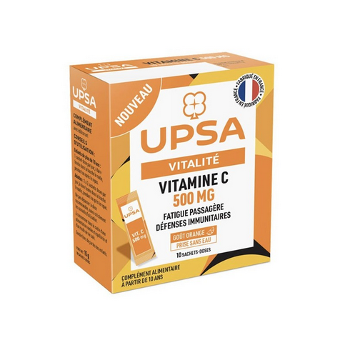 Vitamin C 500mg - 10 packets - UPSA UPSA uk supplements