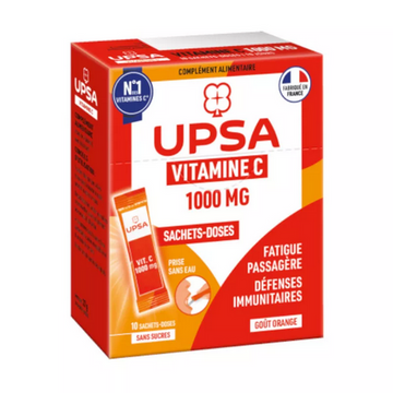 Vitamin C 1000mg - 10 packets - UPSA UPSA uk supplements