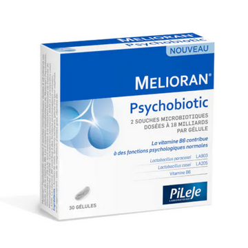 Melioran Psychobiotic : chronic stress and anxiety - 30 capsules - PILEJE PILEJE uk supplements