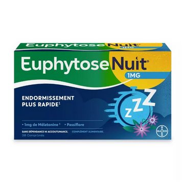 Euphytose nuit 1 mg melatonin - 30 tablets TrustMedUSA uk supplements