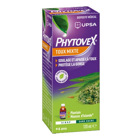 Phytovex syrup - mixed cough - UPSA UPSA uk supplements