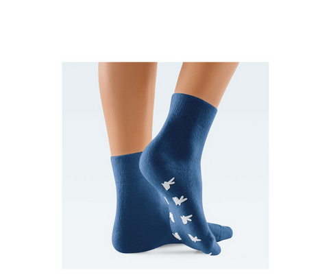Blue angora wool socks by ClimaCare TrustMedUSA uk supplements