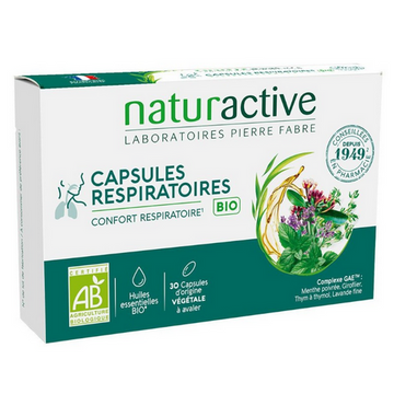 Respiratory Comfort: 30 organic respiratory capsules - NATURACTIVE NATURACTIVE uk supplements