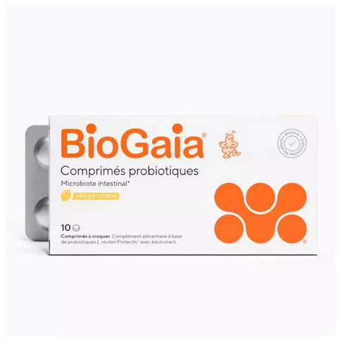 BioGaia ATB probiotic chewable tablets - Lemon flavor BioGaia uk supplements