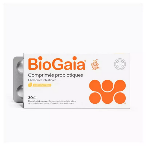 BioGaia probiotic chewable tablets - Lemon flavor BioGaia uk supplements