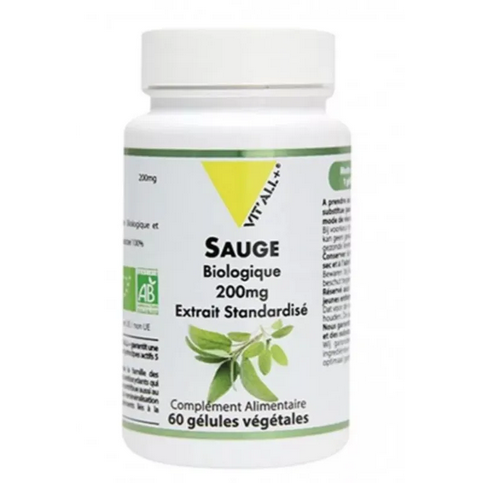 Sauge BIO Extrait standardisé 60 gélules VIT'ALL+ VIT'ALL+ uk supplements