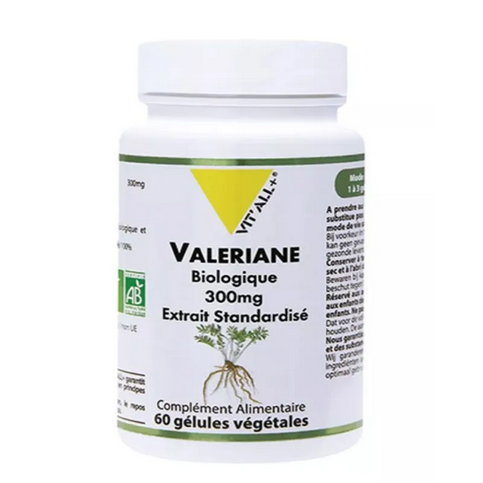 Valériane BIO Extrait standardisé 300 mg 60 gélules VIT'ALL+ VIT'ALL+ uk supplements