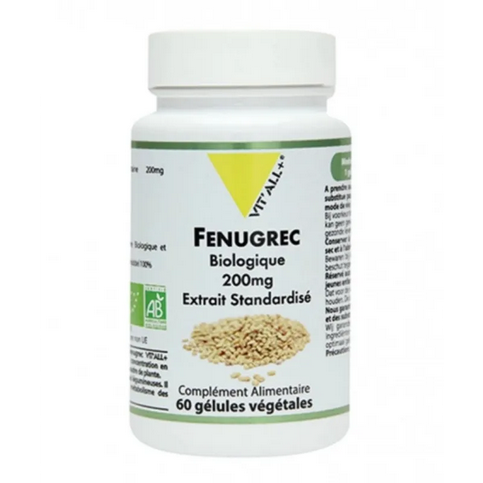 Fenugrec BIO Extrait standardisé 60 gélules VIT'ALL+ VIT'ALL+ uk supplements