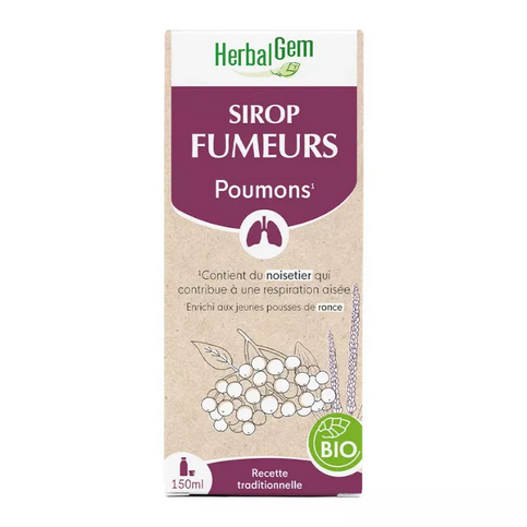 Sirop des fumeurs BIO Flacon 250 ml HERBALGEM HERBALGEM uk supplements