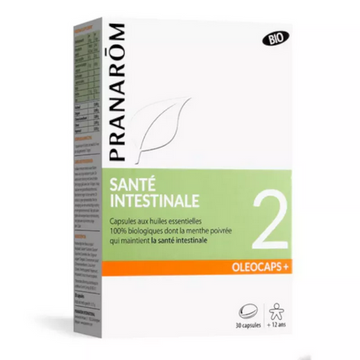 Oleocaps + 2 BIO Santé intestinale 30 capsules PRANAROM PRANARÔM uk supplements