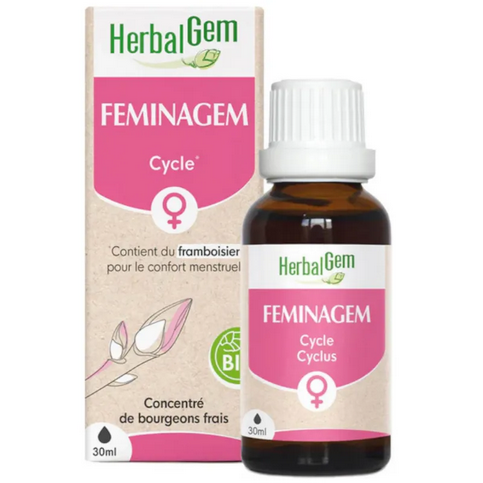 Feminagem BIO Flacon 30 ml Complexe Favorise le confort menstruel GC21 HERBALGEM HERBALGEM uk supplements
