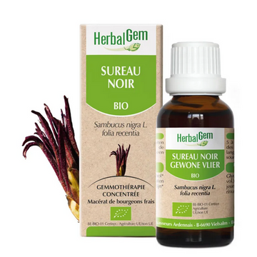 Sureau noir BIO Macérat mère bourgeons Flacon 30 ml HERBALGEM HERBALGEM uk supplements