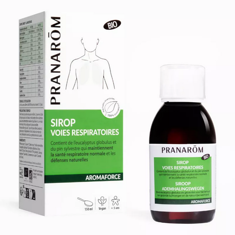 Aromaforce Sirop Voies Respiratoires Bio 150 ml PRANAROM PRANARÔM uk supplements