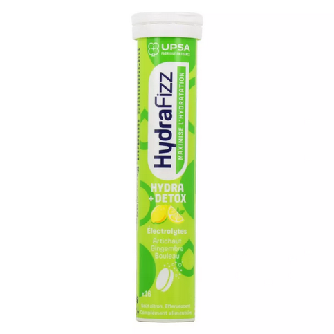 HydraFizz: HYDRA + DETOX lemon flavor - 16 effervescent tablets UPSA uk supplements