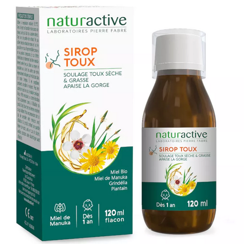 Syrup for dry and productive cough 120ml NATURACTIVE NATURACTIVE uk supplements