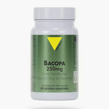 Bacopa Extrait standardisé 60 comprimés VIT'ALL+ VIT'ALL+ uk supplements