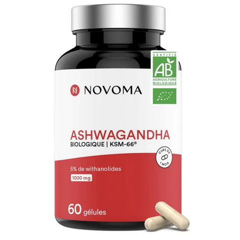Ashwagandha Bio Anti-stress & Sommeil 60 gélules NOVOMA NOVOMA uk supplements