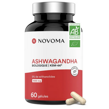 Ashwagandha Bio Anti-stress & Sommeil 60 gélules NOVOMA NOVOMA uk supplements
