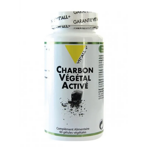 Charbon végétal activé 60 gélules VIT'ALL+ VIT'ALL+ uk supplements