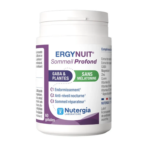 NUTERGIA - ERGYNUIT Deep Sleep - 60 capsules Nutergia uk supplements