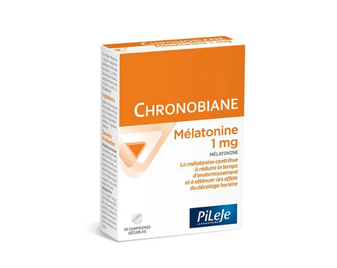 PILEJE - Chronobiane Melatonin 1 mg : Sleep Aid for Easier Falling Asleep 30 Tablets PILEJE uk supplements